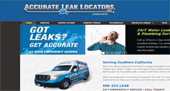 Desktop Screenshot of accurateleaklocators.com